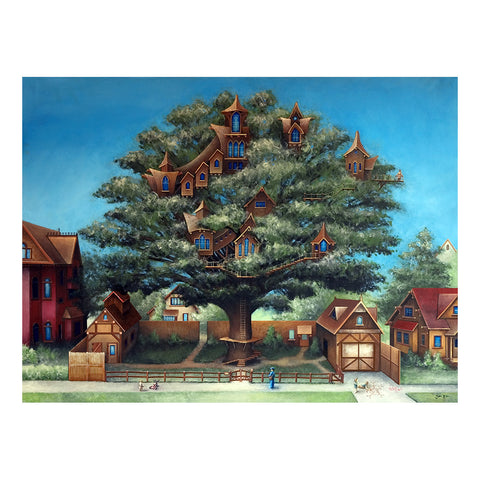 Image of Neighborhood Treehouse by Autumn Justine Miller